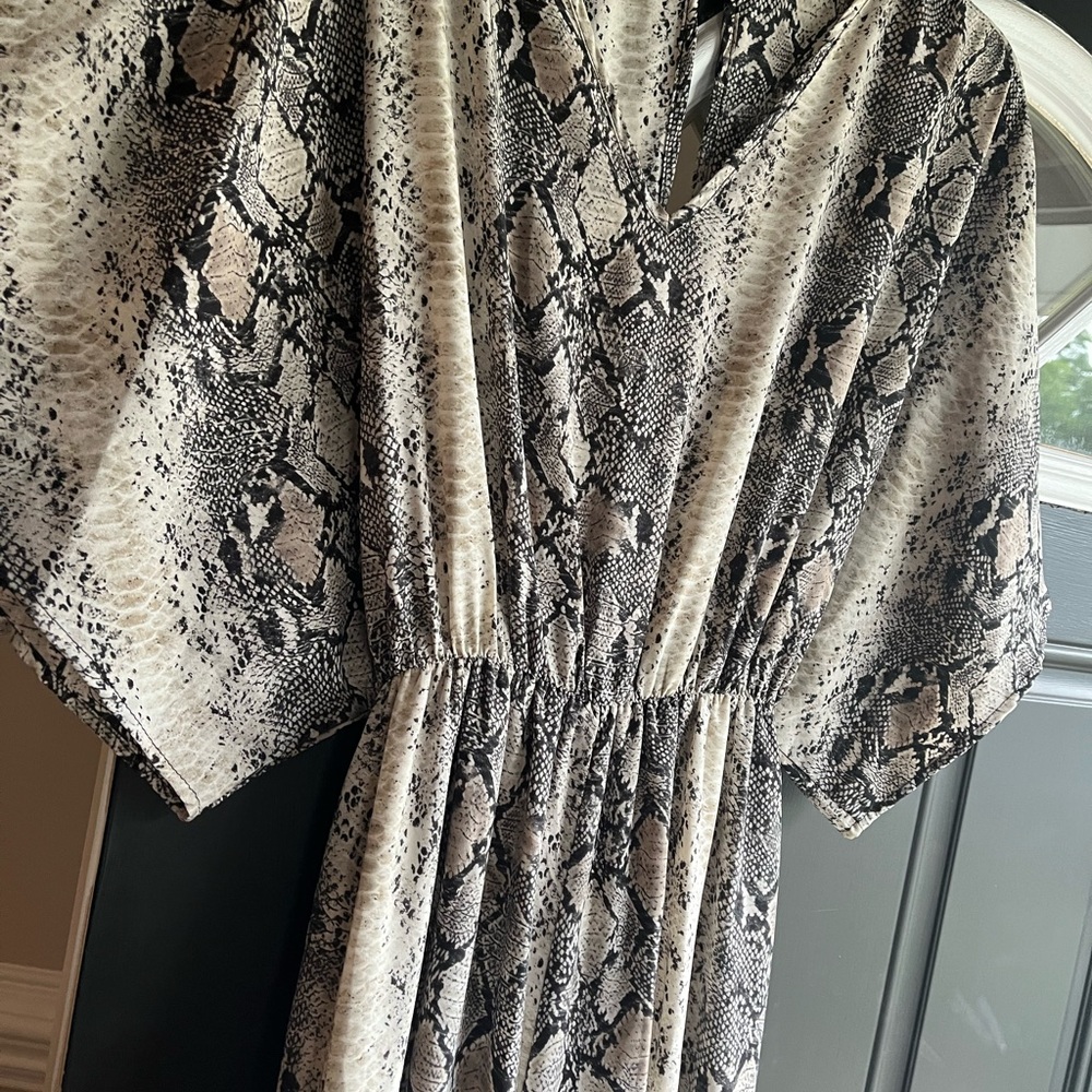 Pixi & Ivy Snakeskin Jumpsuit
